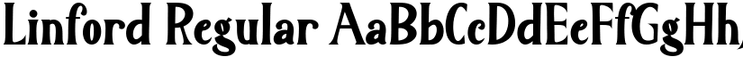 Linford Regular font
