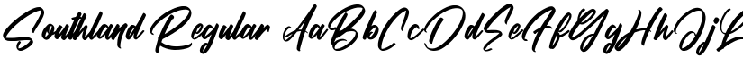 Southland Regular font