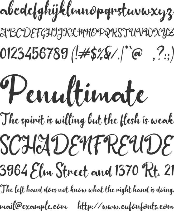 b Berbagi Cerita font preview