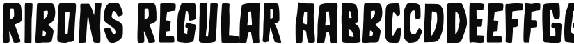 Ribons Regular font