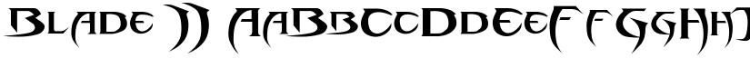 Blade 2 font