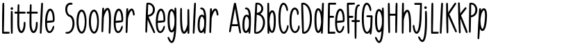 Little Sooner Regular font