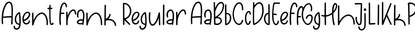 Agent Frank font download
