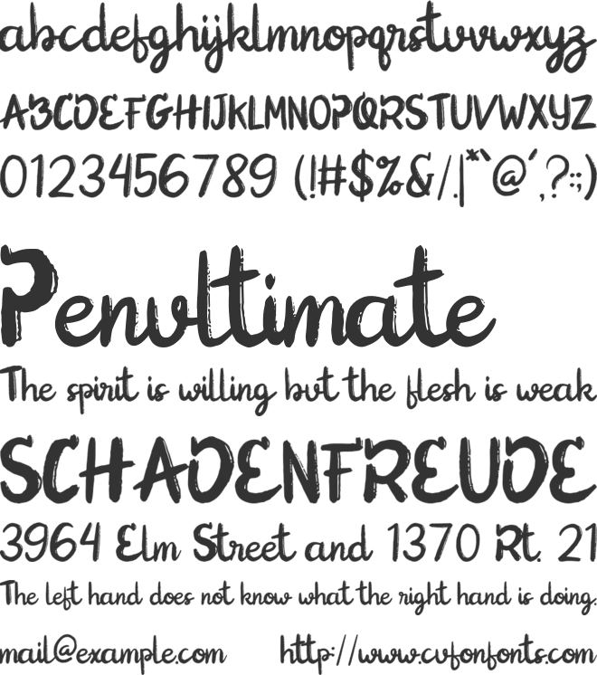 BangBang font preview