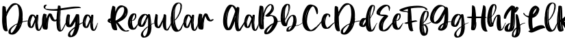 Dartya Regular font