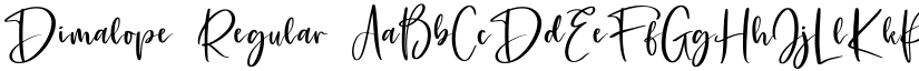 Dimalope font download