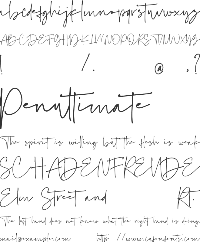 Baselliost font preview