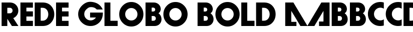 Rede Globo Bold font