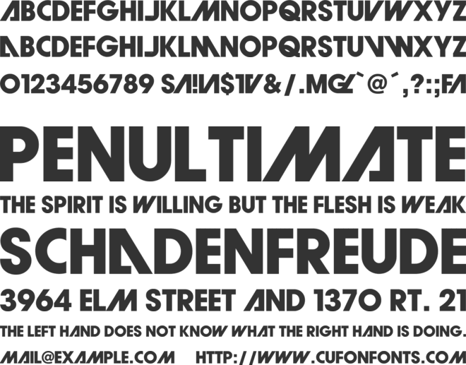 Rede Globo font preview