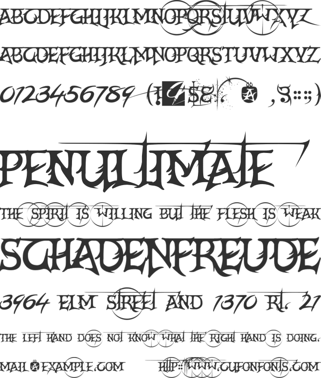 Creator Campotype Smcp font preview