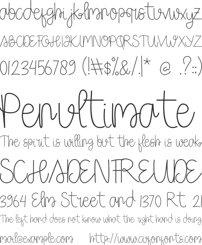 Box Spagethy font preview