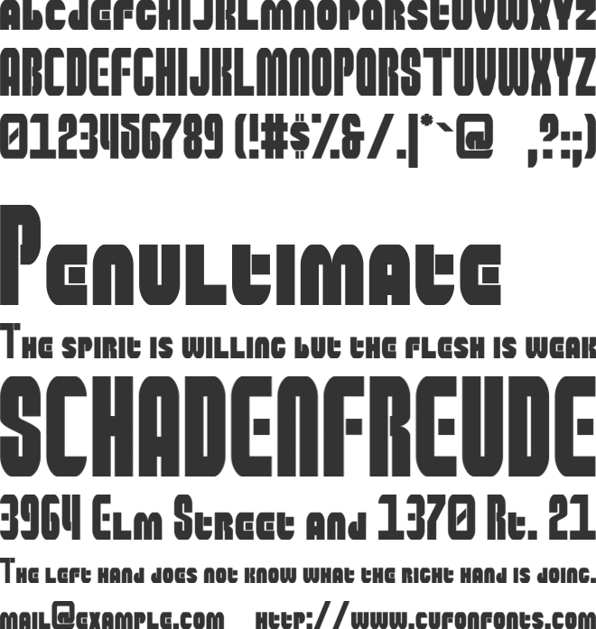 Super Mustache Bros font preview