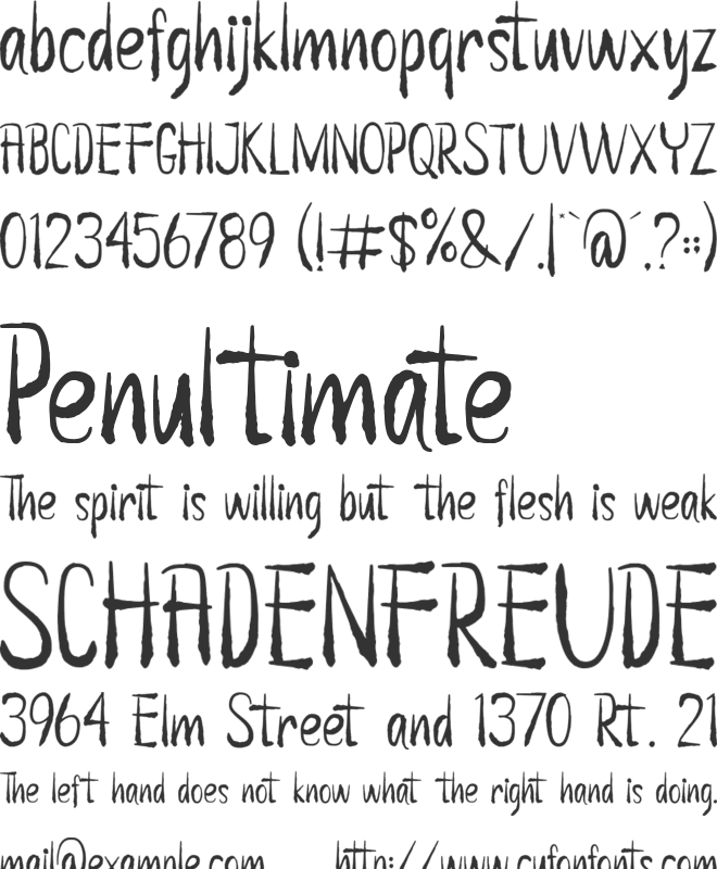 HELLOISFONT font preview