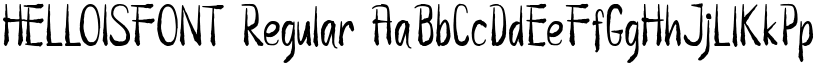 HELLOISFONT Regular font