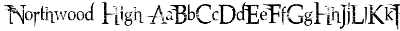 Northwood High font