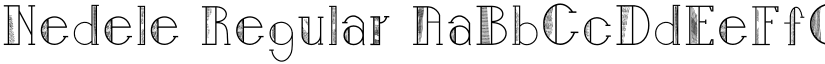Nedele Regular font
