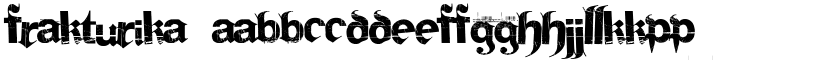 Frakturika font