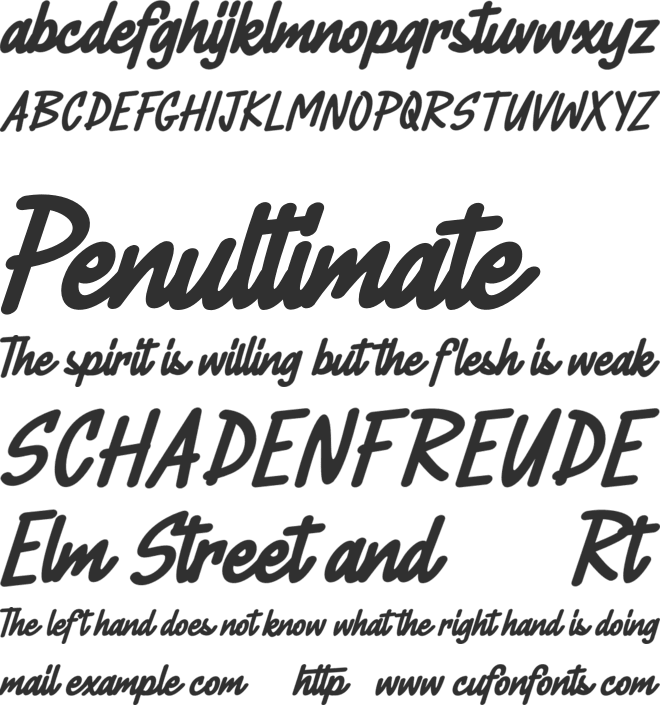 Rattae FREE font preview