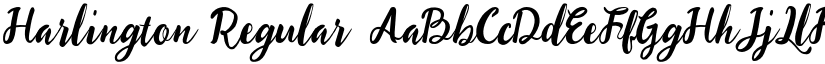 Harlington Regular font