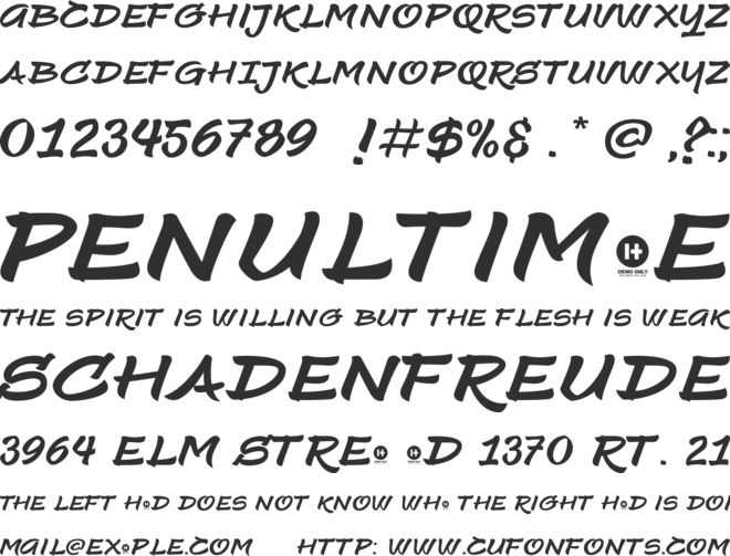 Silkystring Brush  FREE font preview