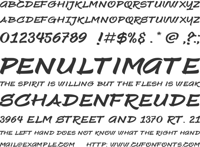 Silkystring Brush  FREE font preview