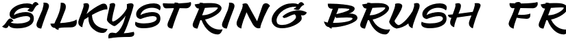 Silkystring Brush  FREE Regular font