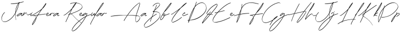 Janifera Regular font