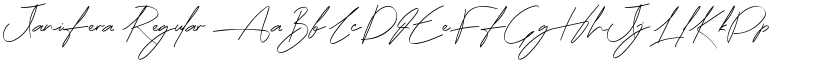 Janifera Regular font