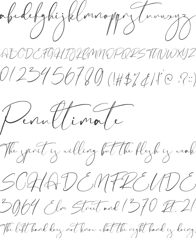 Halestond font preview