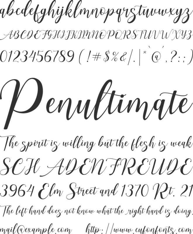 aesthetica font preview