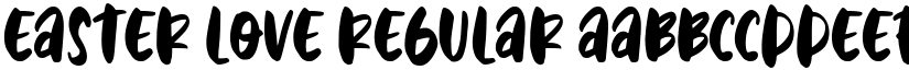 Easter Love Regular font