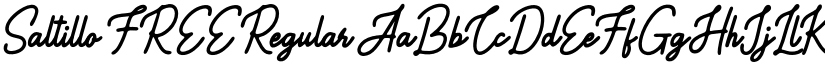 Saltillo FREE Regular font