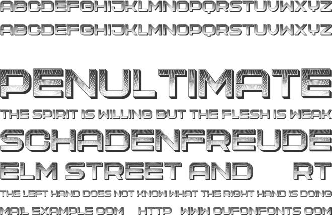 Gorilla font preview