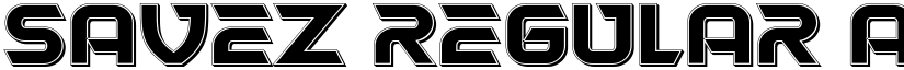 Savez Regular font