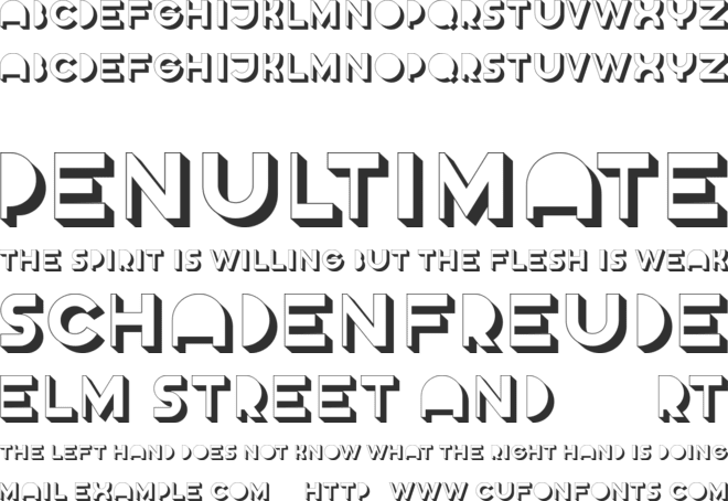 Frog font preview