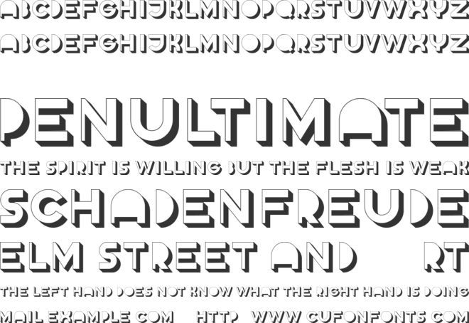 Frog font preview