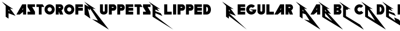 PastorofMuppetsFlipped-Regular font