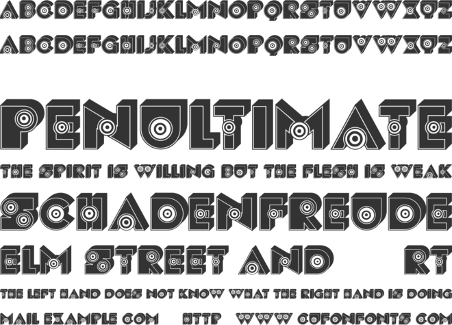 Vasta font preview