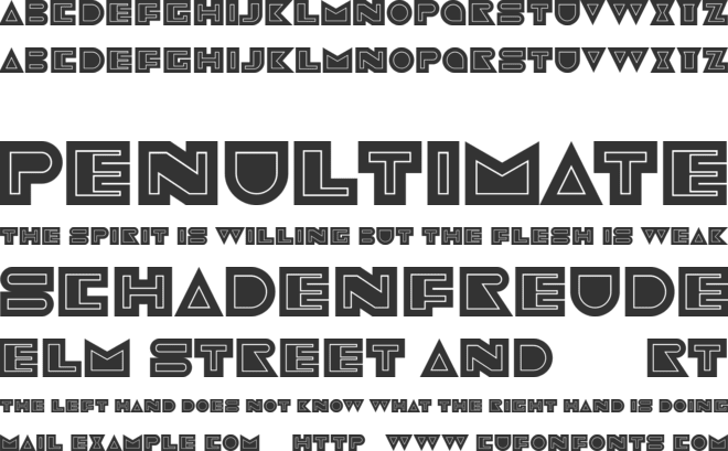 Seduction font preview