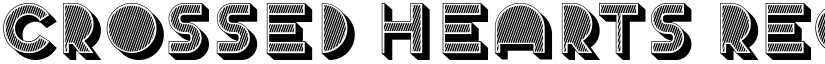 Crossed Hearts Regular font