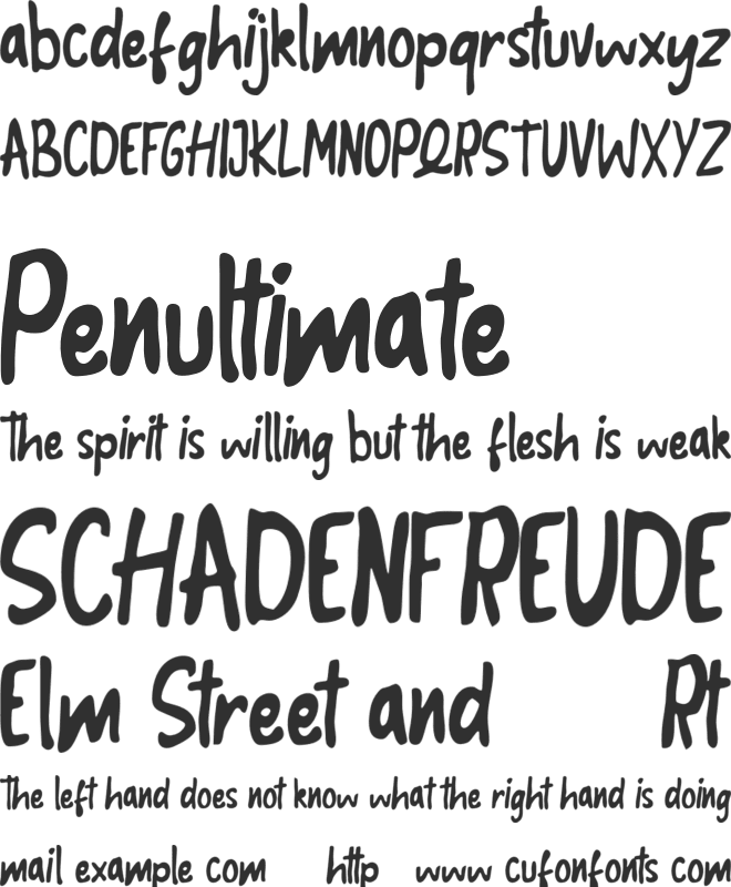 Besta Crunch FREE font preview