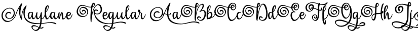 Maylane Regular font
