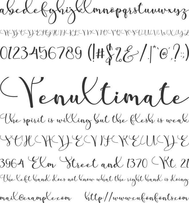 being human font preview