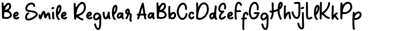 Be Smile font download