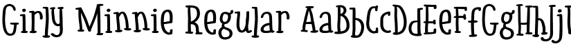Girly Minnie Regular font