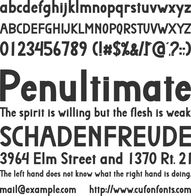 Mahartha font preview