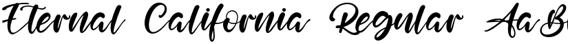 Eternal California Regular font