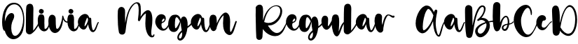 Olivia Megan Regular font