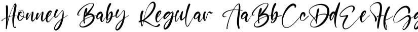 Honney Baby Regular font