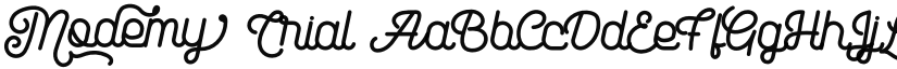 Modemy font download